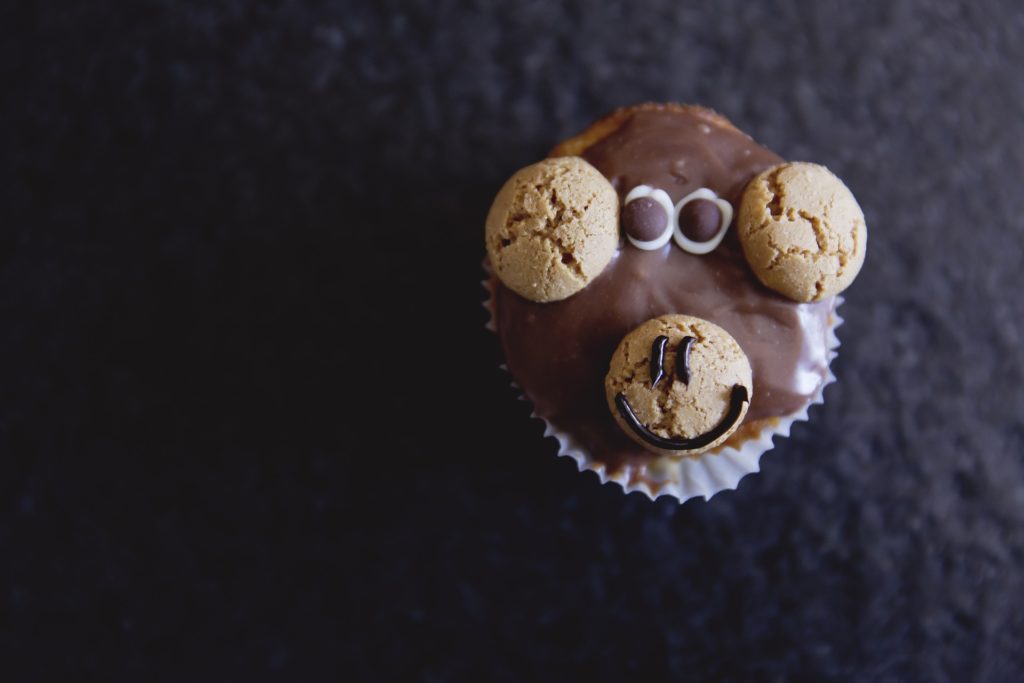 Magdalenas de chocolate Fit