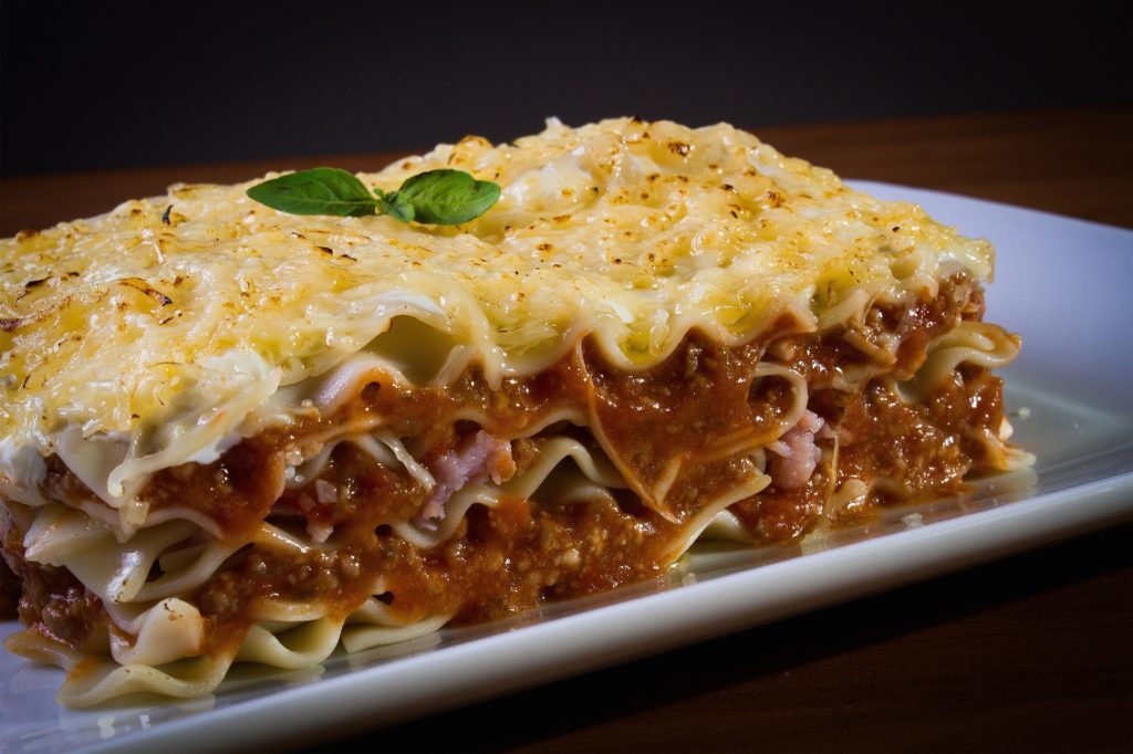 Lasagna de calabacín y pollo