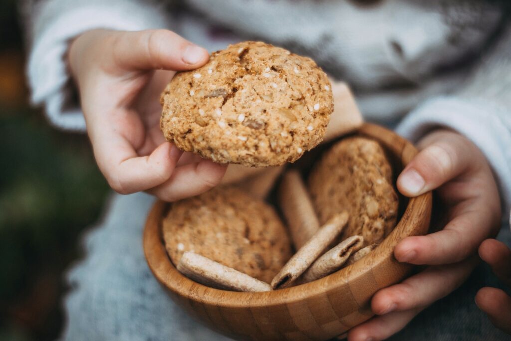 Cookies de avena con pepitas de chocolate Fit