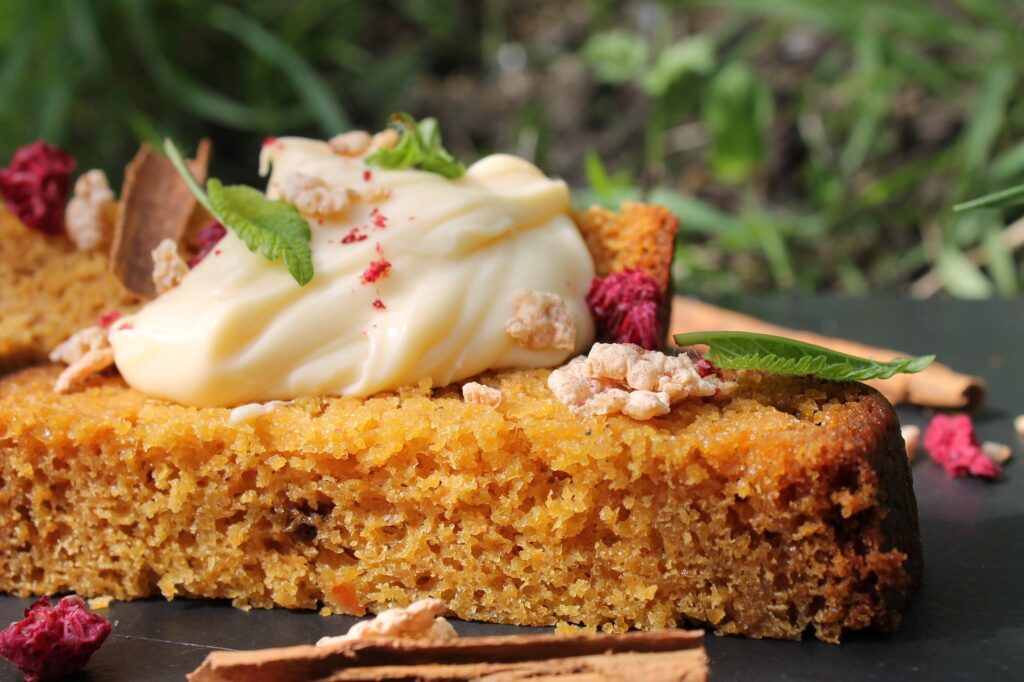 Pudding de bizcocho de zanahoria